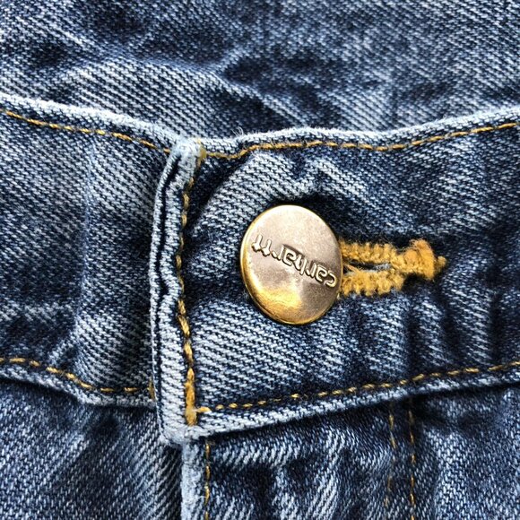 Carhartt Men's B13-DPS Carpenter Jeans Size 33x32 Loose Original Fit Straight - Picture 11 of 14